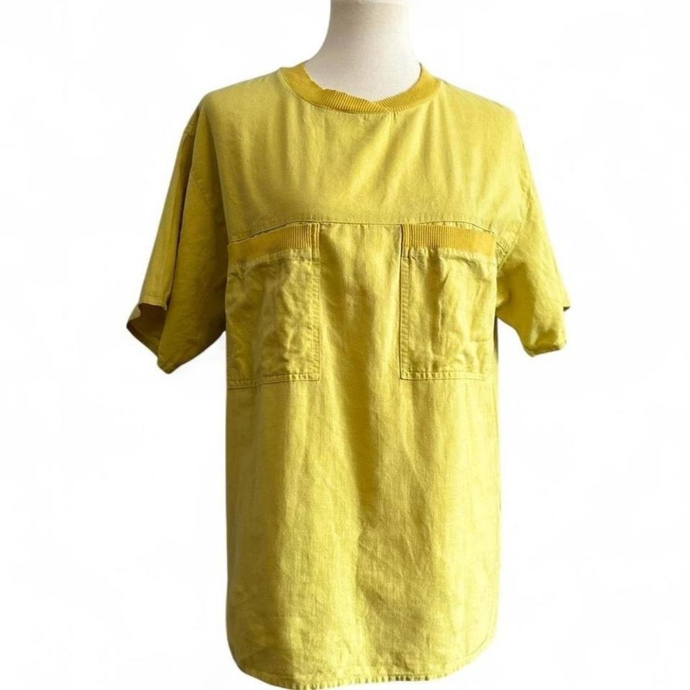 Vintage, yellow, Adam Douglas Sport shirt